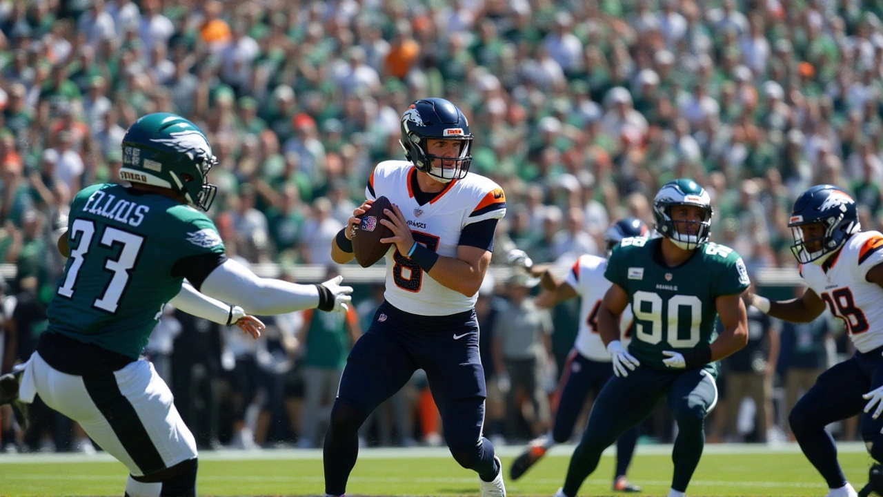 Broncos Edge Eagles in First Quarter: Nix Overturns Fumble, Lutz 55‑Yard FG